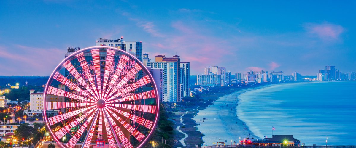 Myrtle Beach, South Carolina, USA City Skyline